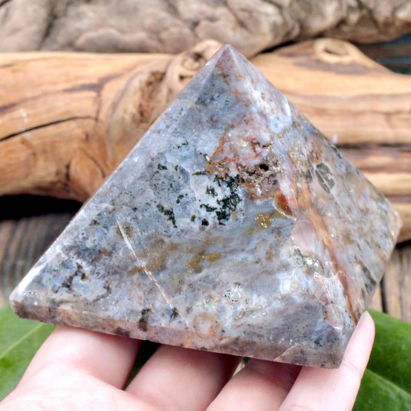 Ocean Jasper Pyramid