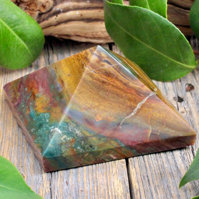 Ocean Jasper Pyramid