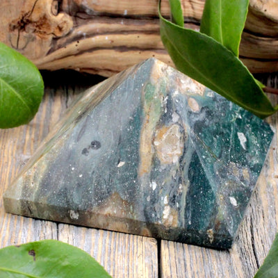 Ocean Jasper Pyramid