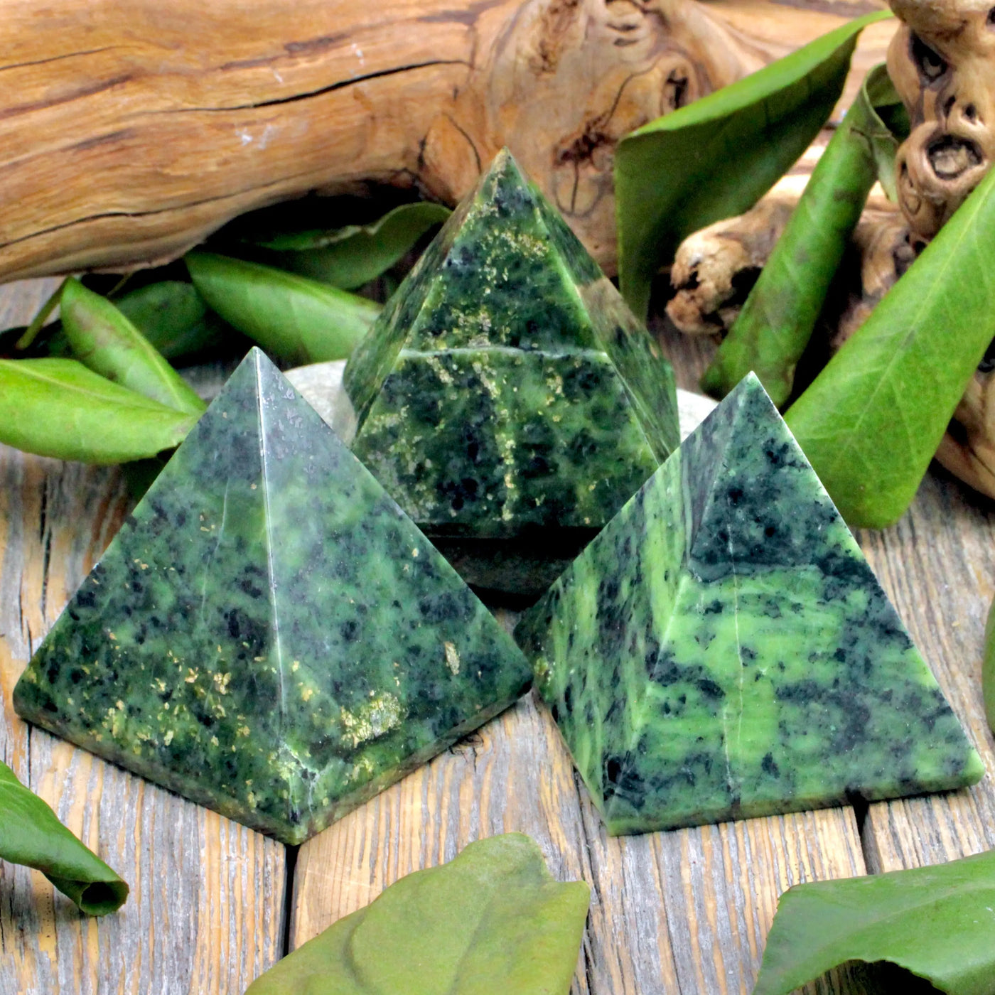 Nephrite Jade Pyramid