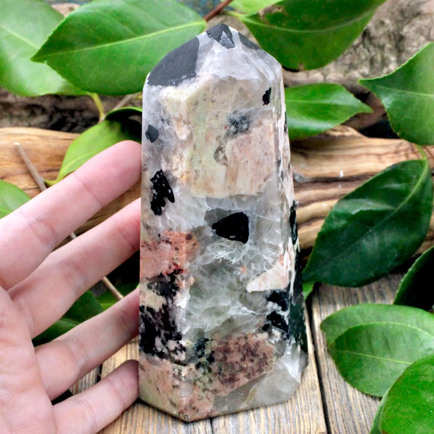 Feldspar with Tourmaline Tower