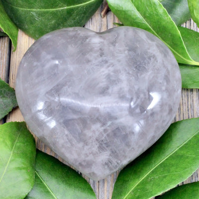 Blue Rose Quartz Heart