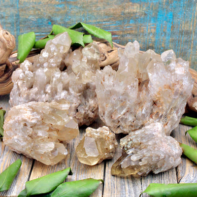 Congo Kundalini Citrine Cluster