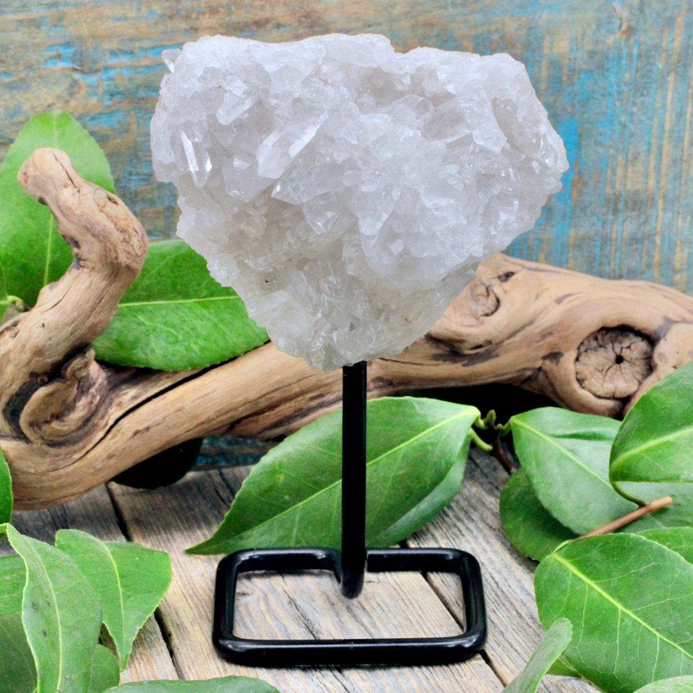 Lemurian Quartz Cluster Pin