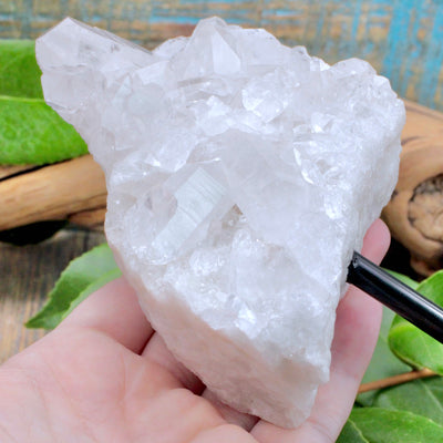 Lemurian Quartz Cluster Pin