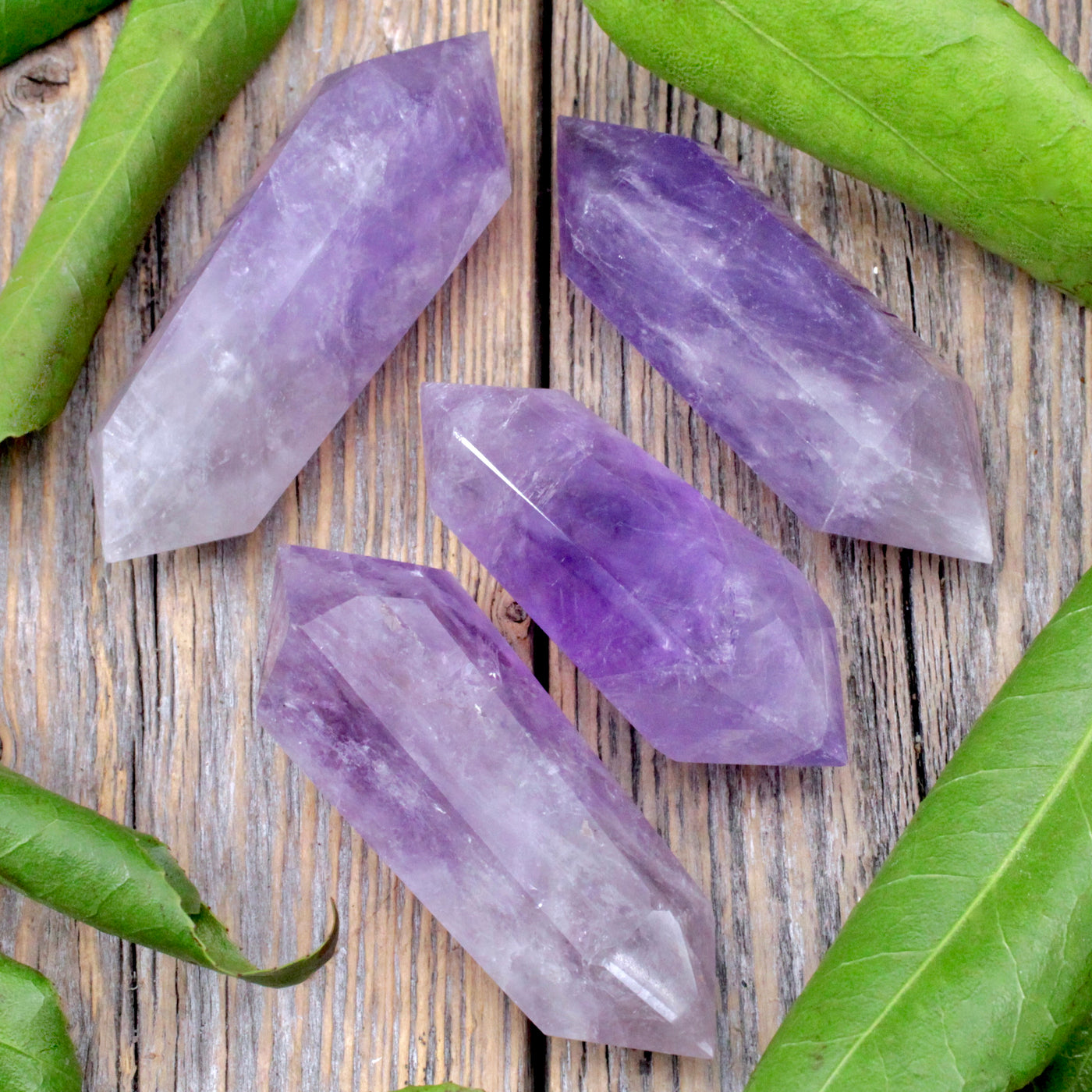 Amethyst Cut & Polished Double Terminated Crystal