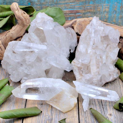 Lemurian Quartz Cluster