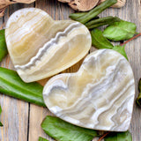 Zebra Calcite Heart Bowl