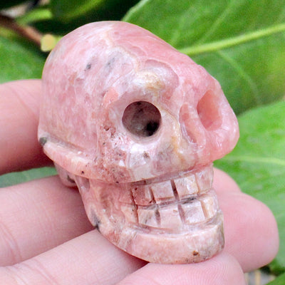 Rhodochrosite Skull