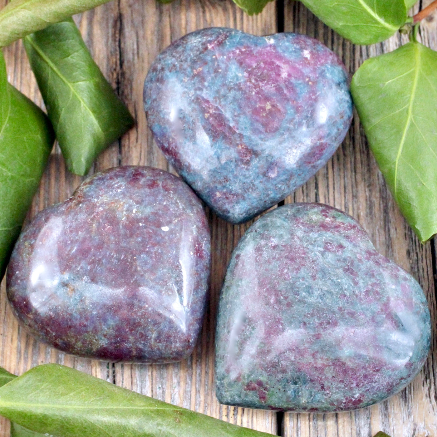 Ruby in Kyanite Heart