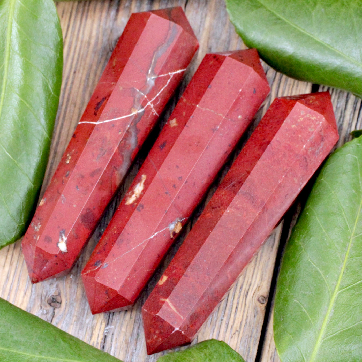 Red Jasper Double Terminated Wand