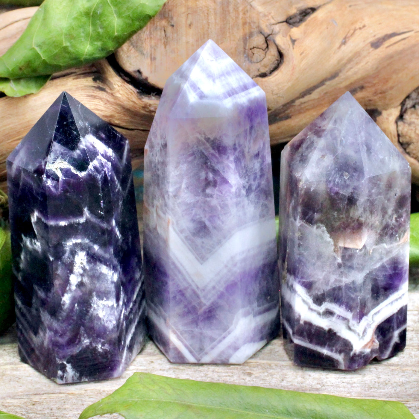 Chevron Amethyst Tower