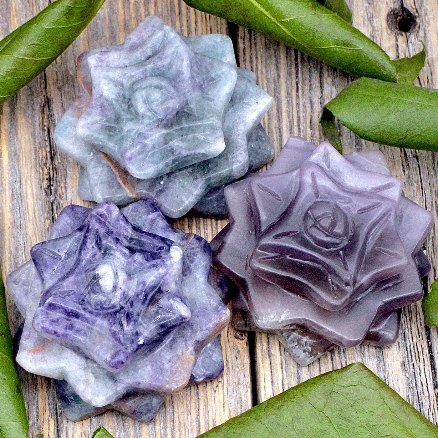 Fluorite Lotus