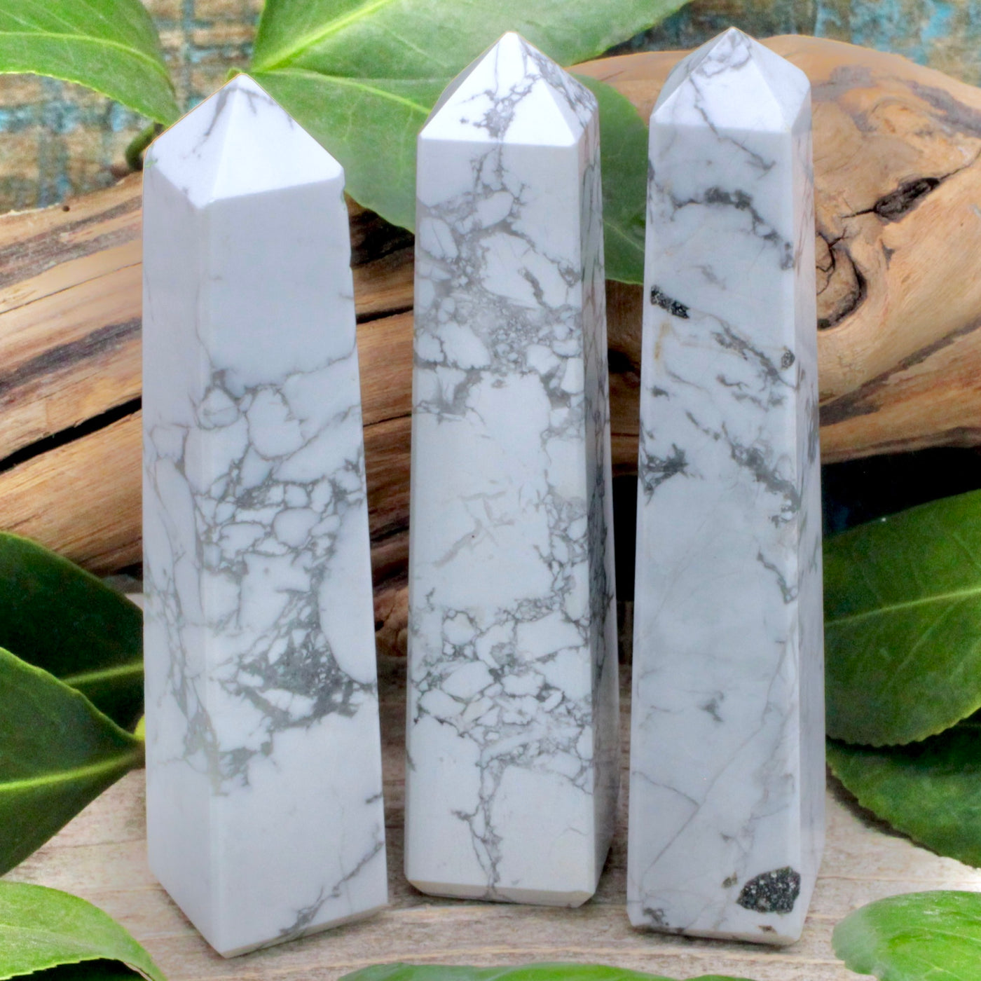 Howlite Obelisk