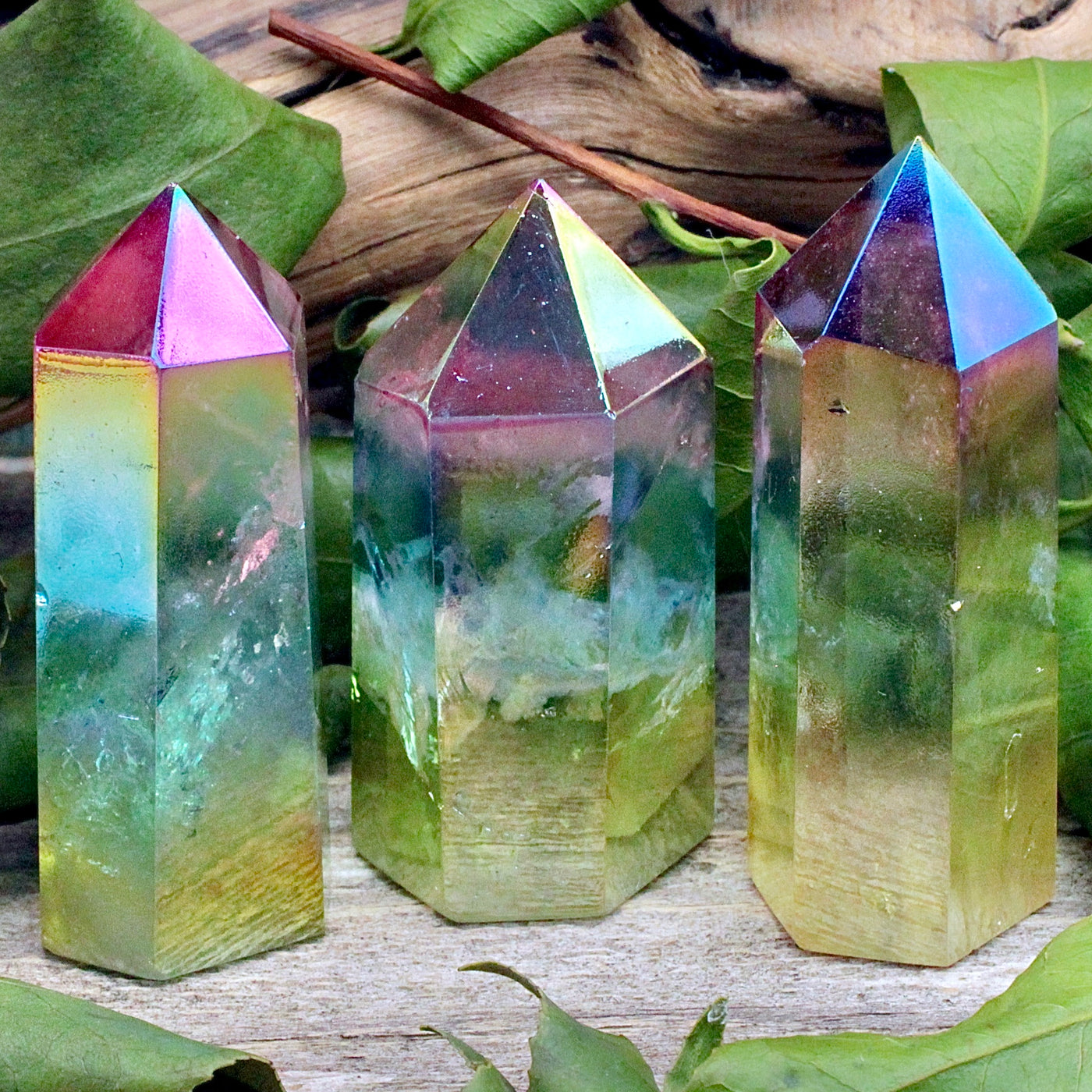 Titanium Rainbow Quartz Tower