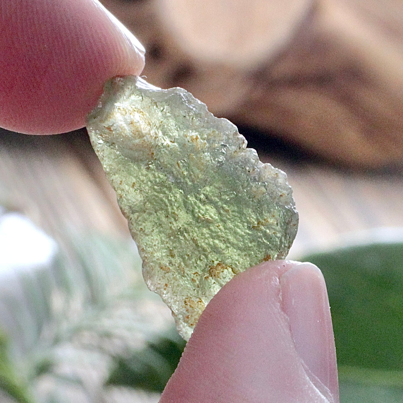 Moldavite Rough Chunk - Extra Small