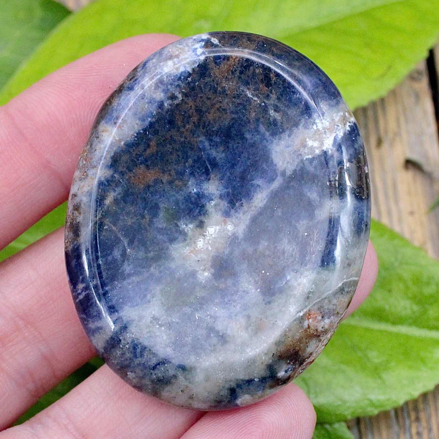 Sodalite Worry Stone