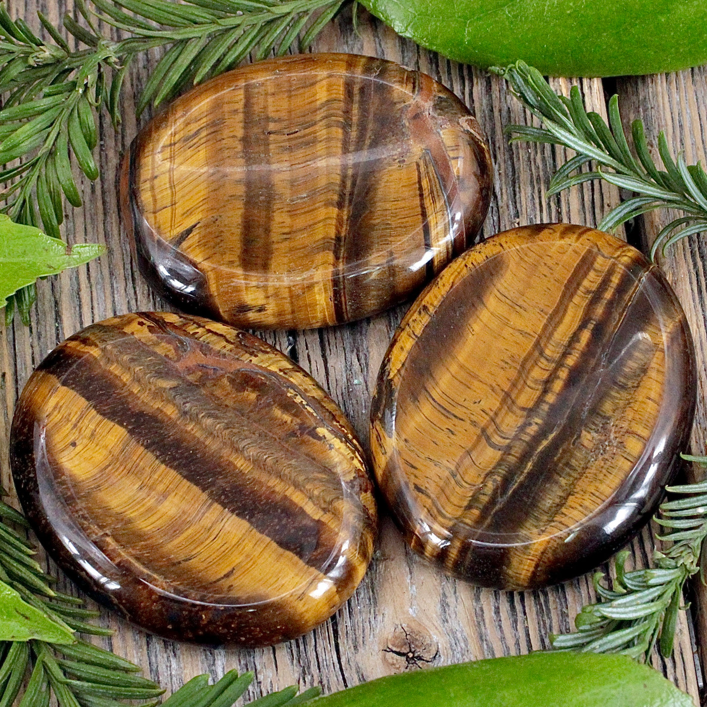 Tiger's Eye Worry Stone