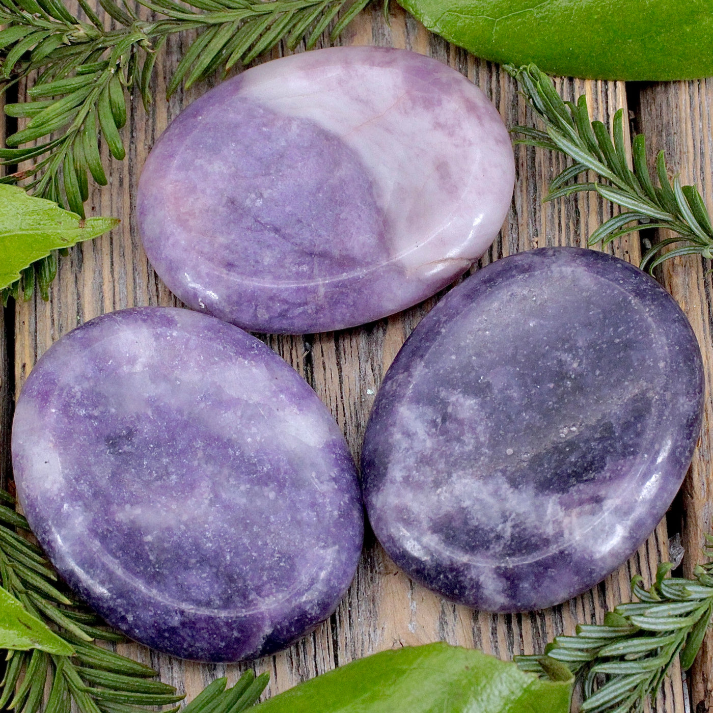 Lepidolite Worry Stone