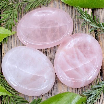 Rose Quartz Worry Stone