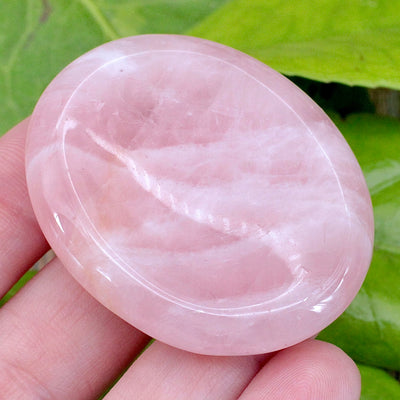 Rose Quartz Worry Stone