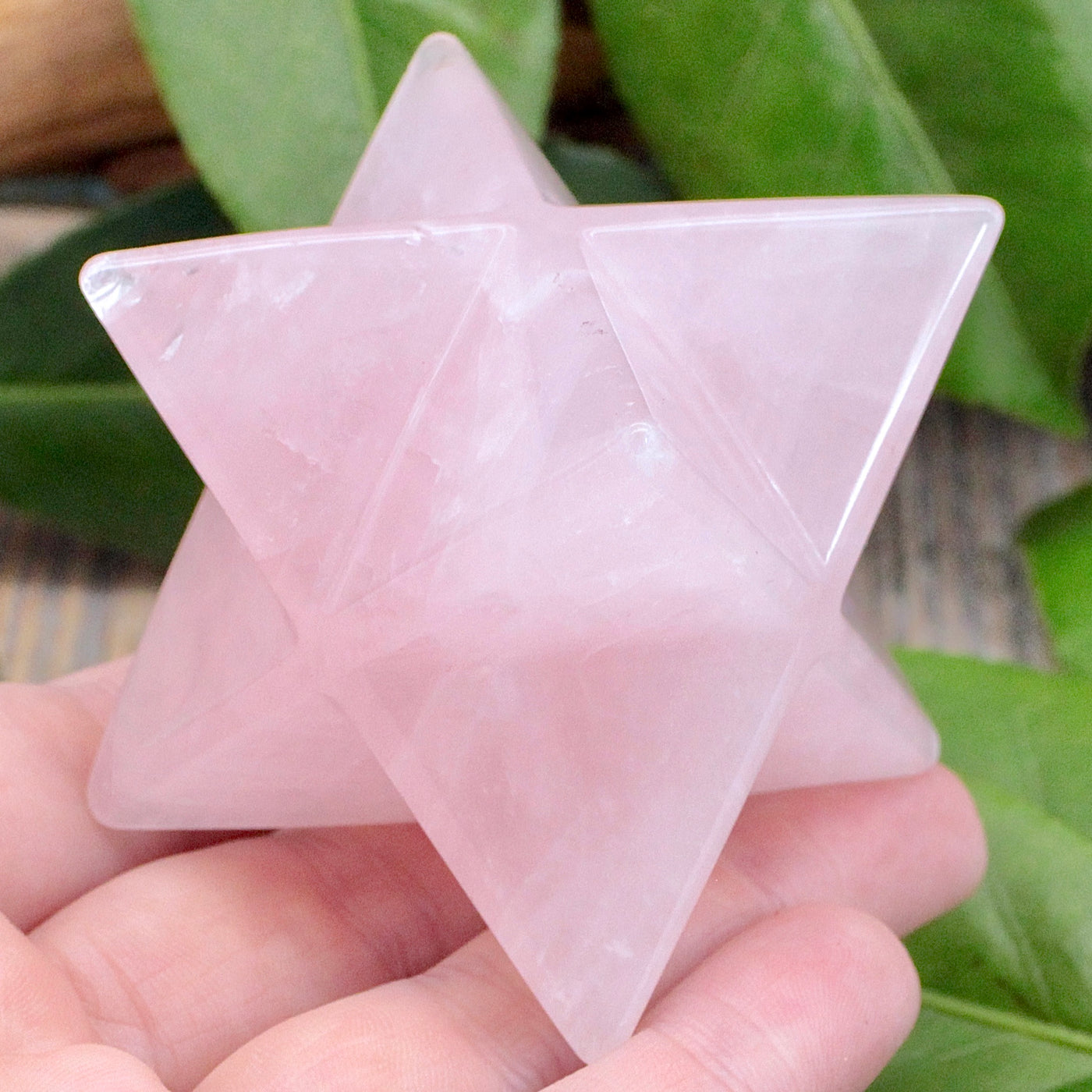 Rose Quartz Merkaba