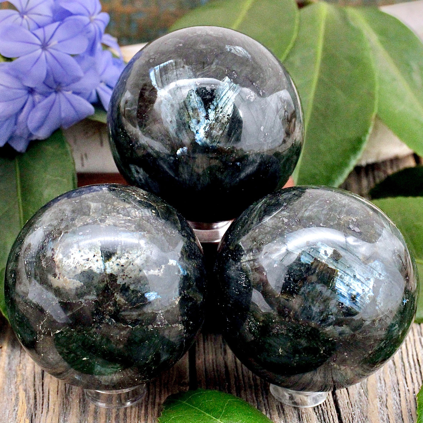 Larvikite Sphere