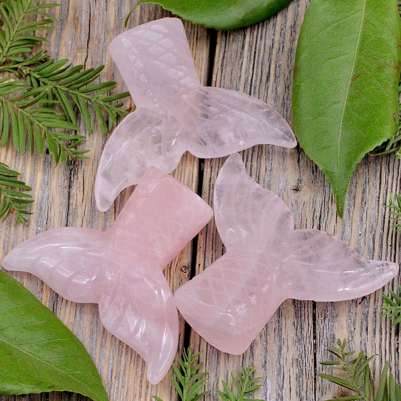 Rose Quartz Mermaid Tail