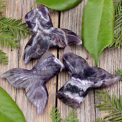 Chevron Amethyst Mermaid Tail