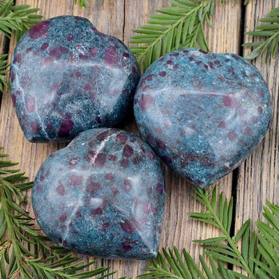 Ruby in Kyanite Heart A