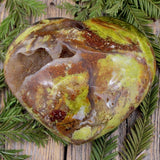 Green Opal Heart