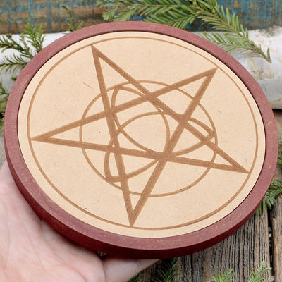 Wood Crystal Grid Set - Protection