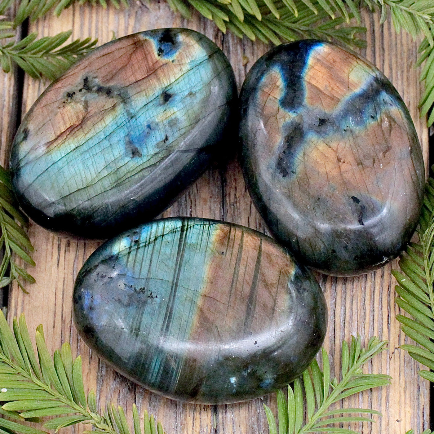 Labradorite Palm Stone