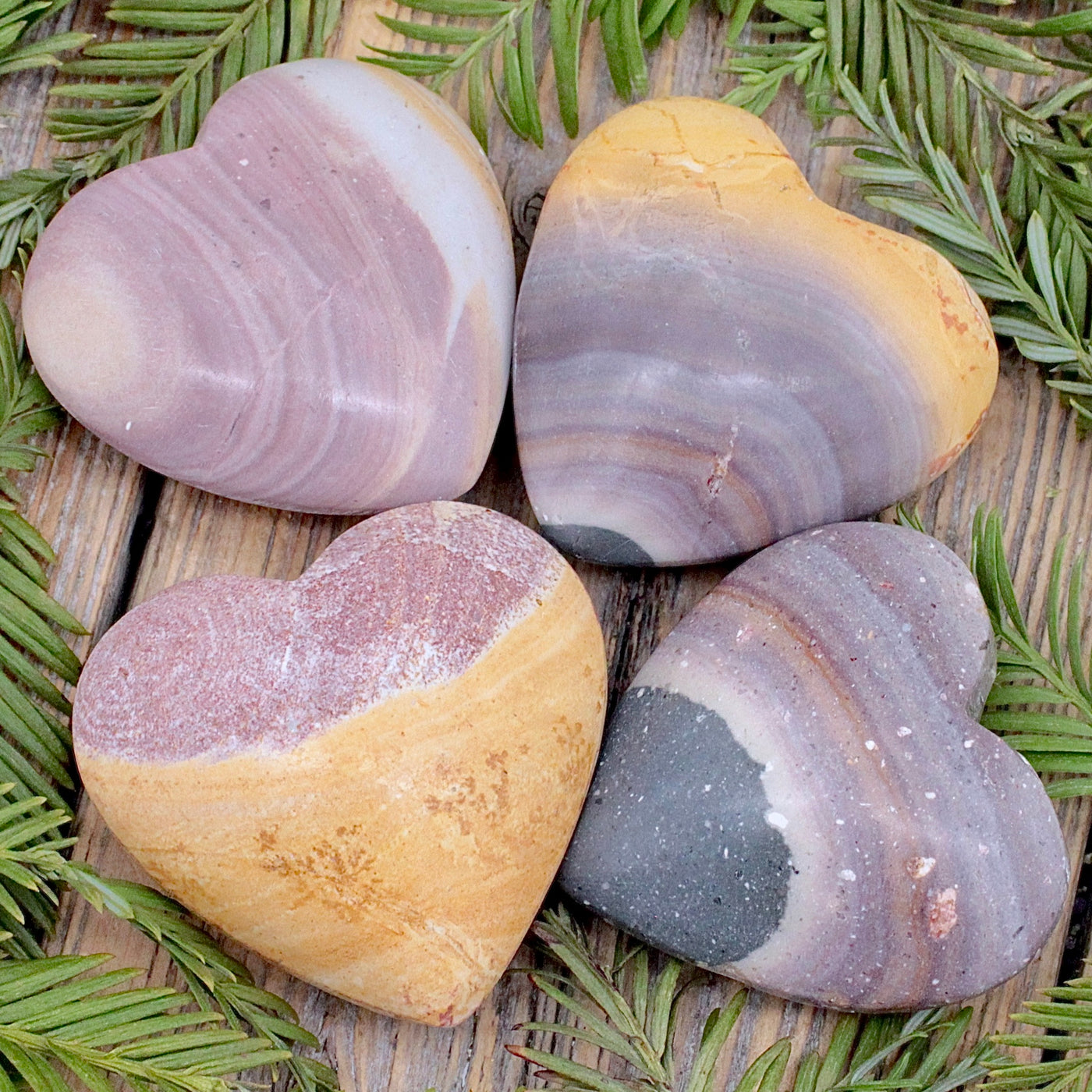 Pink Jasper Heart