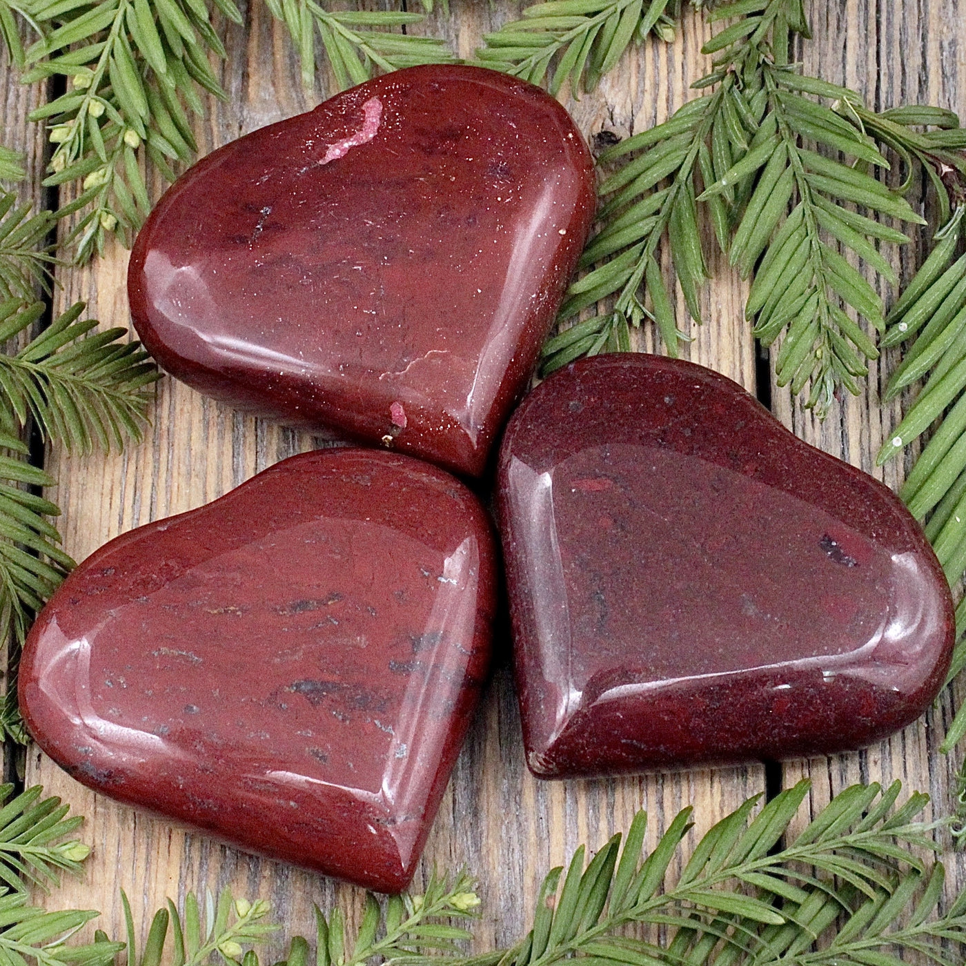 Red Jasper Heart