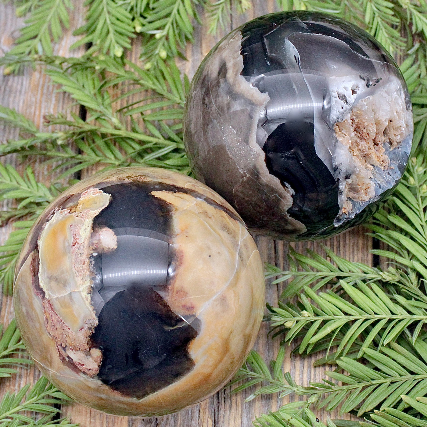 Volcano Agate Sphere