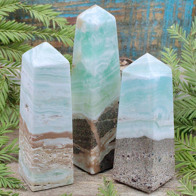 Caribbean Calcite Obelisk