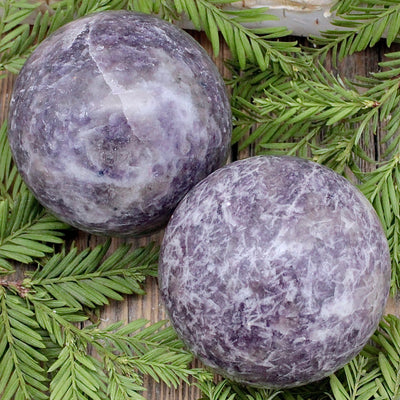 Lepidolite Sphere