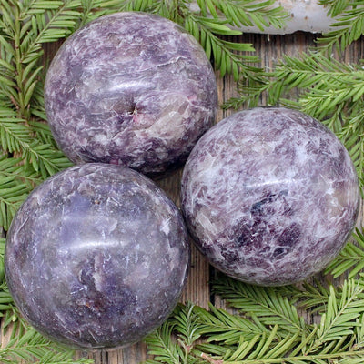 Lepidolite Sphere