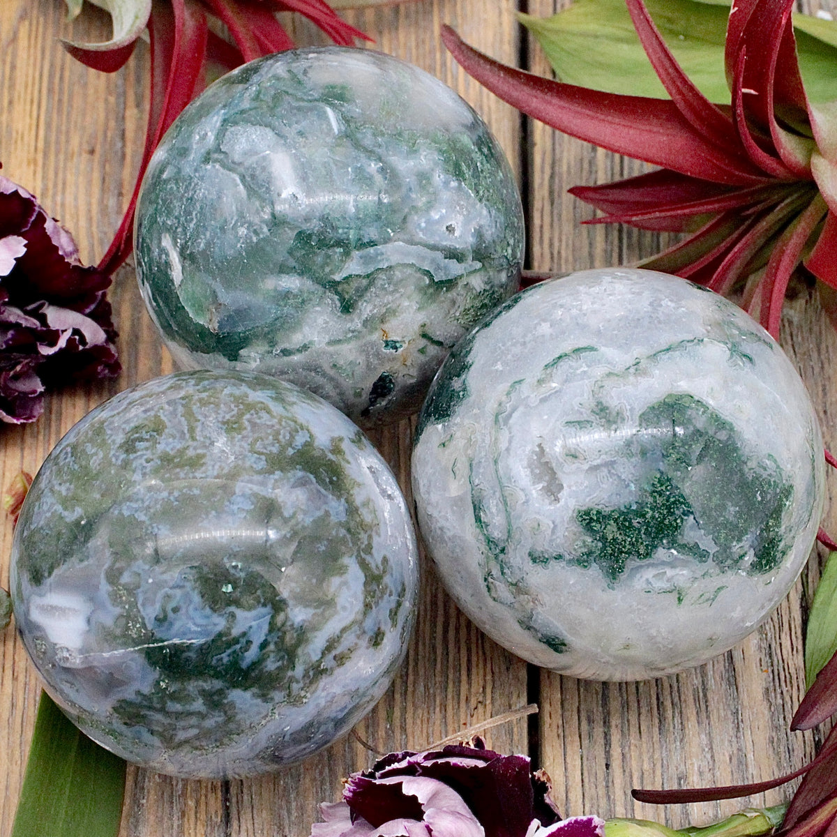 Moss Agate Sphere