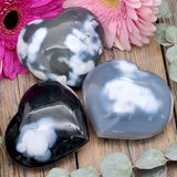 Orca Agate Heart
