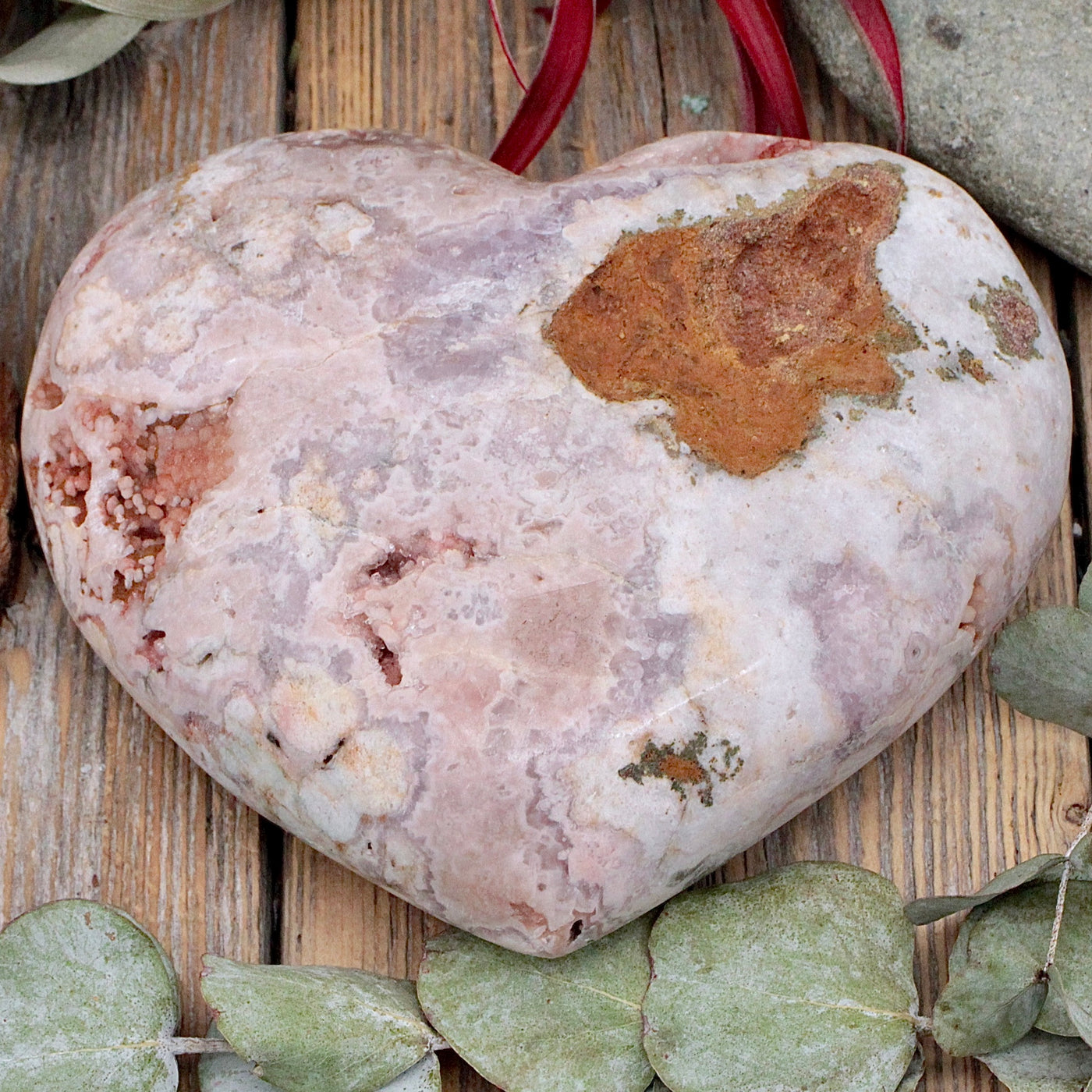 Pink Amethyst Heart