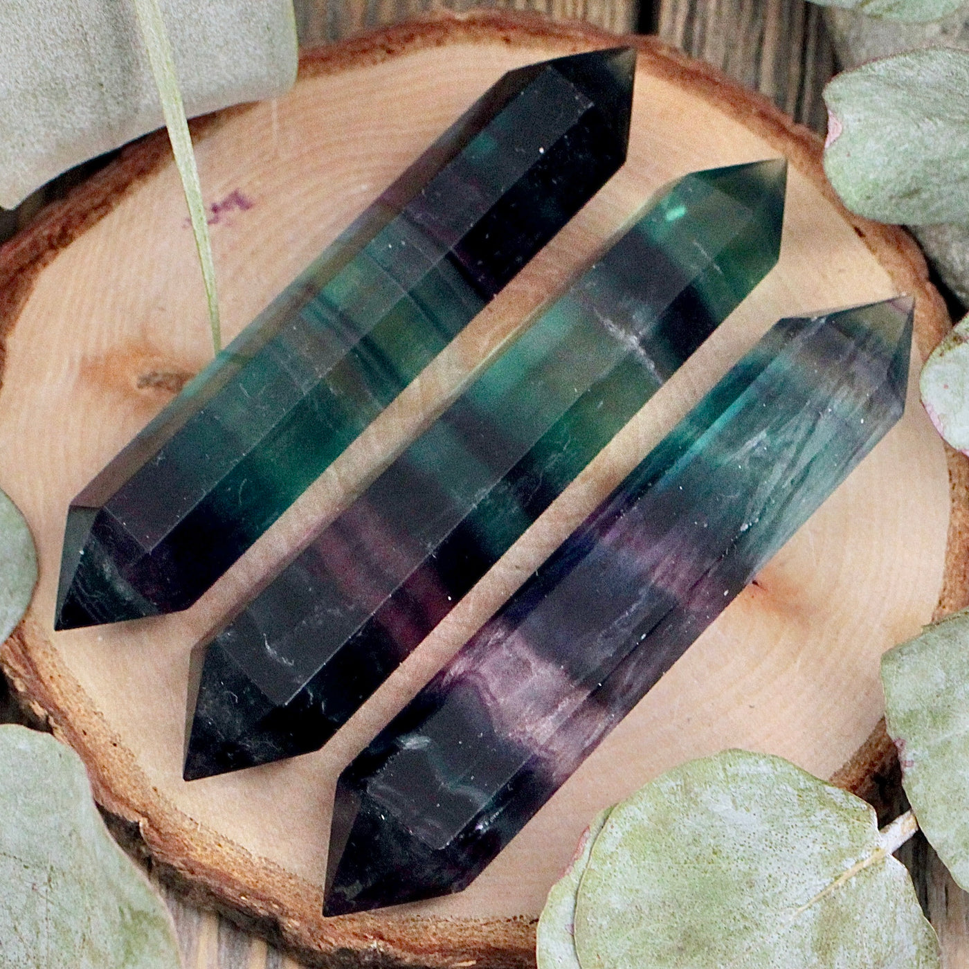 Fluorite Double Terminated Wand