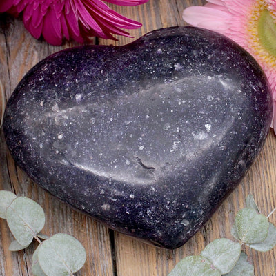 Lepidolite Heart