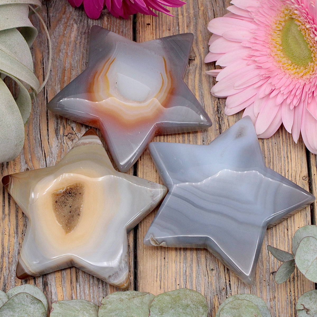 Druzy Agate Star