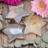 Druzy Agate Star