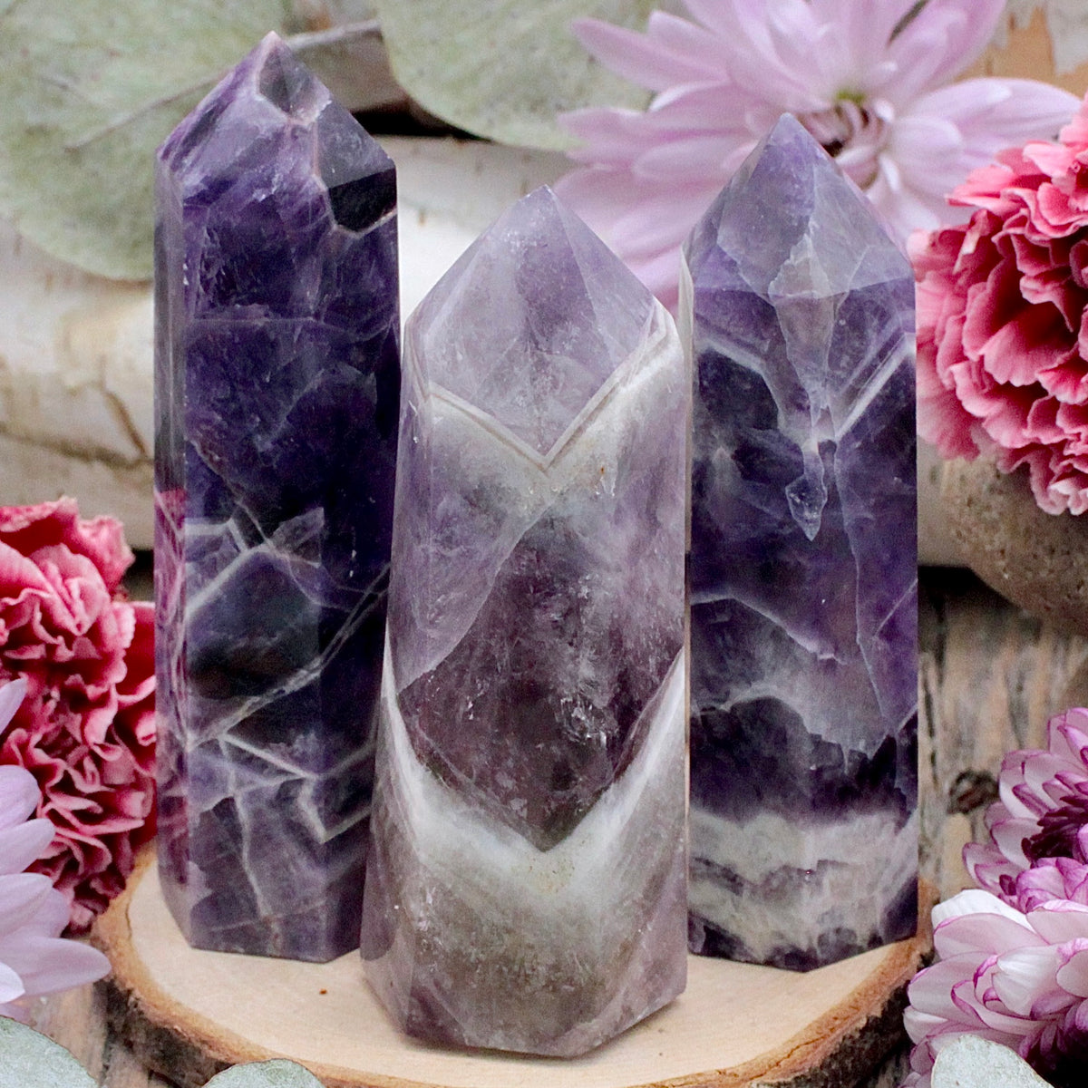 Chevron Amethyst Tower