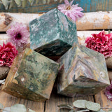 Ocean Jasper Cube