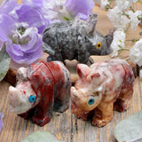 Peruvian Jasper Rhino