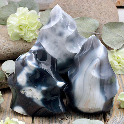 Orca Agate Flame B